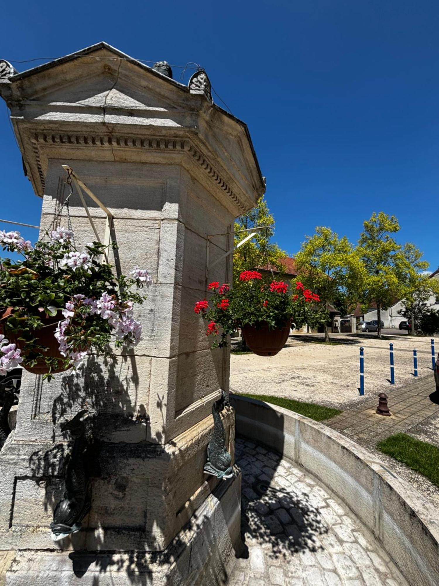 Au Lavoir Hotel Fontaine-Francaise Exterior photo